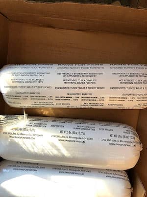 Raws for Paws Ground Turkey