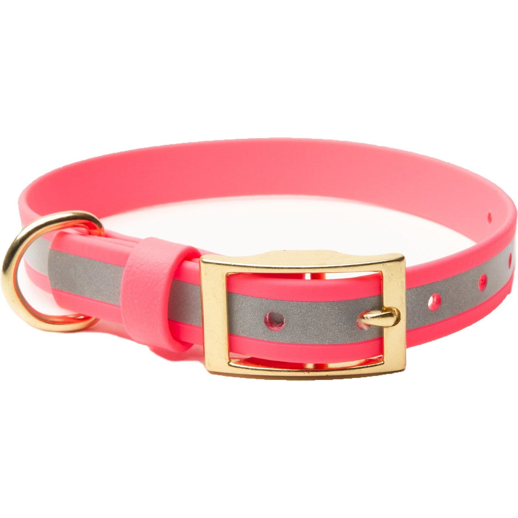 PawFurEver's Waterproof & Odorless Dog Collar, Pink, Small