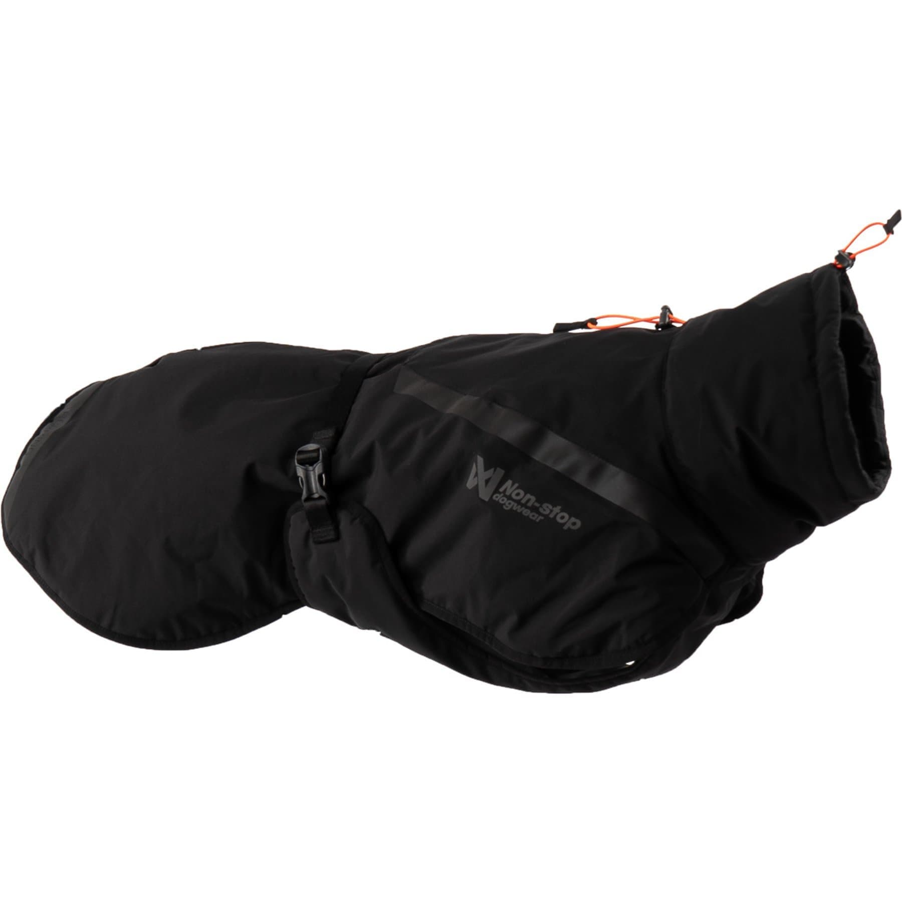 Non-stop Dogwear Trekking Insulated Dog Jacket, Black, 60