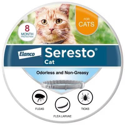 Seresto Flea and Tick Collar for Cats, 8-month protection