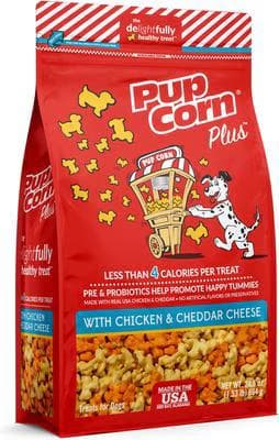PupCorn Plus Chicken & Cheddar Cheese Dog Treats, 14.5-oz bag