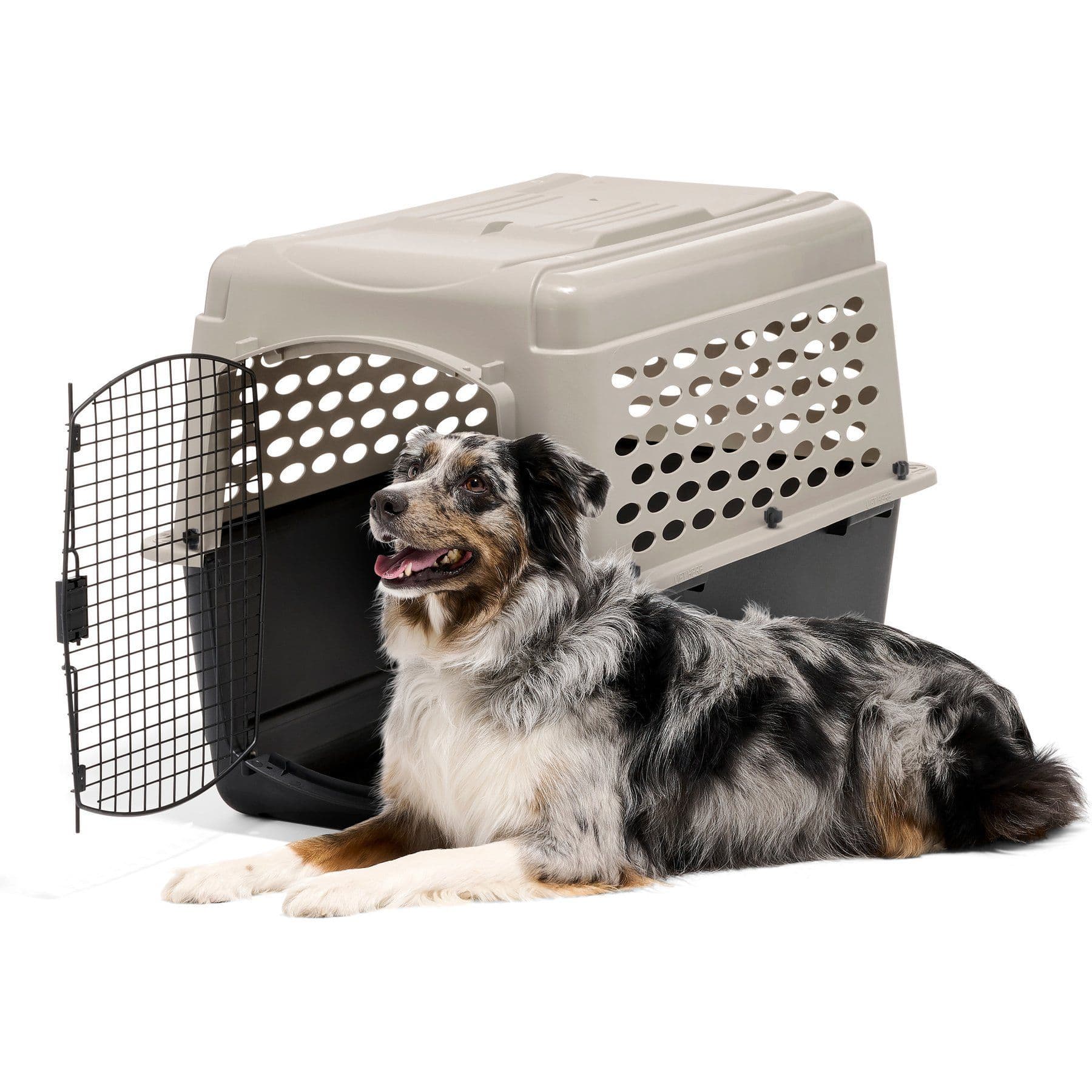 Petmate Vari Dog & Cat Kennel, Tan, 36-in, 50-70-lbs