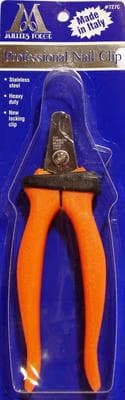 Millers Forge Medium stainless steel dog nail clipper with orange handles