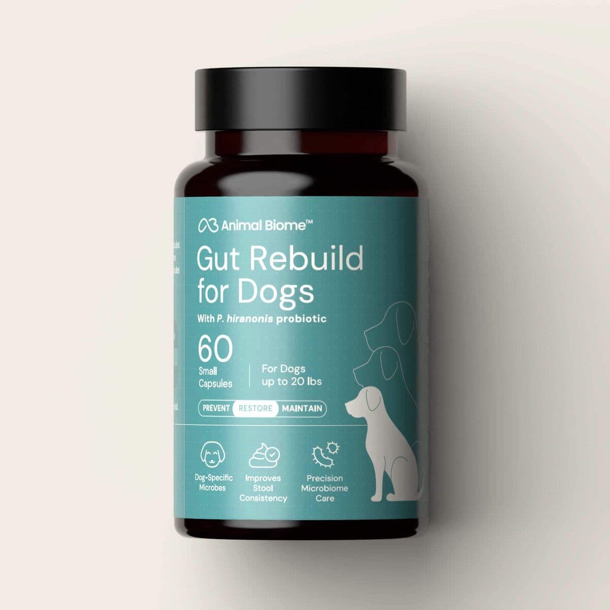 Animal Biome Gut Rebuild for Dogs bottle