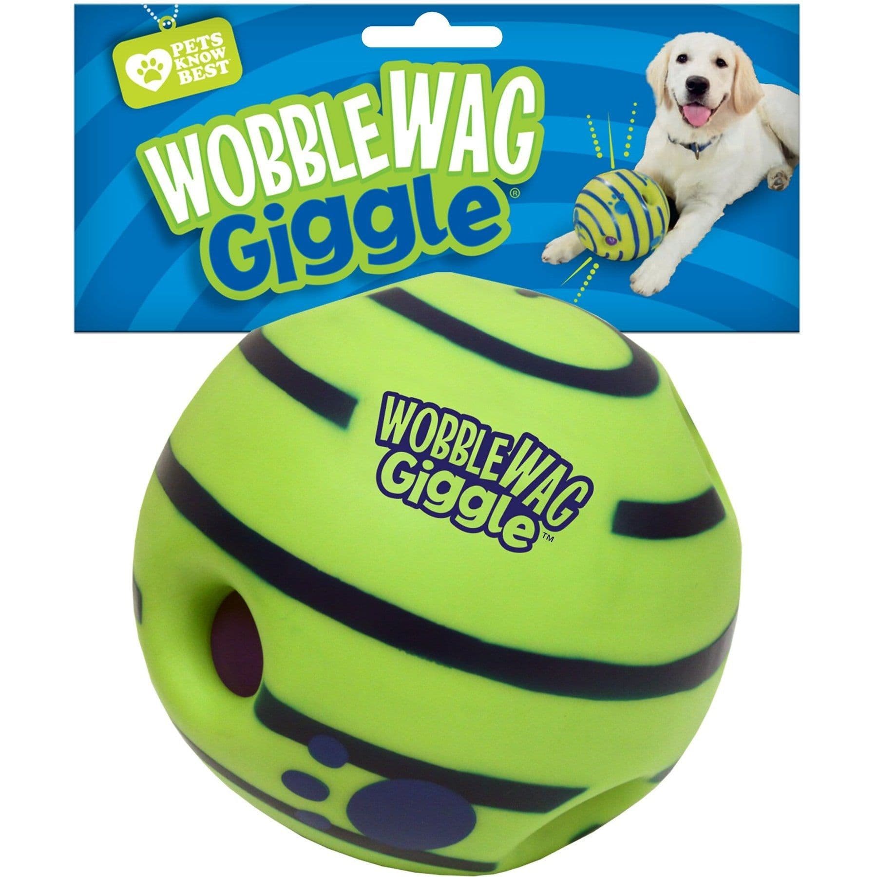 Pets Know Best Wobble Wag Giggle Ball Dog Toy