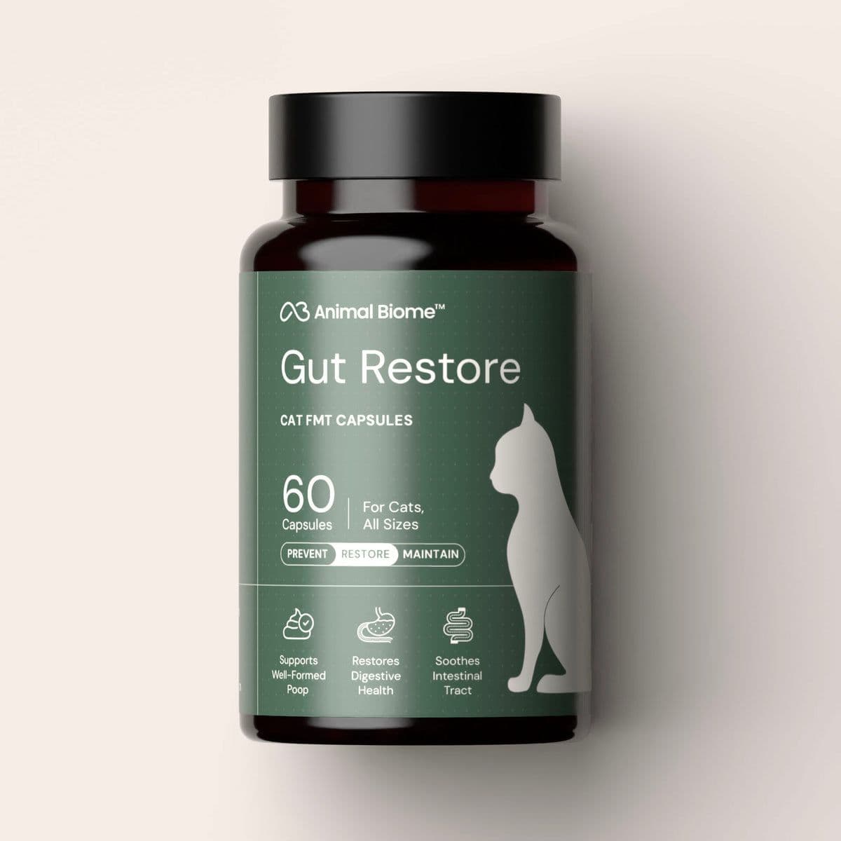 Animal Biome Gut Restore for Cats bottle