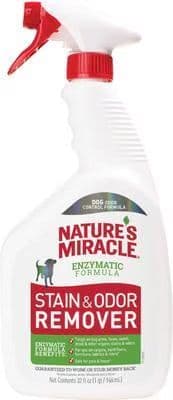 Nature's Miracle Dog Stain and Odor Remover 32 oz spray bottle