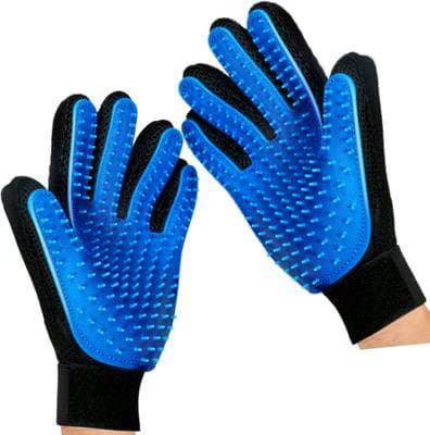 Mr. Peanut's Hand Gloves Dog and Cat Grooming and Deshedding Aid, 2 count