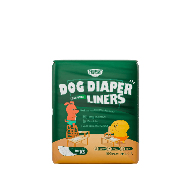 PAWPANG Extra Small dog diaper liner packaging.