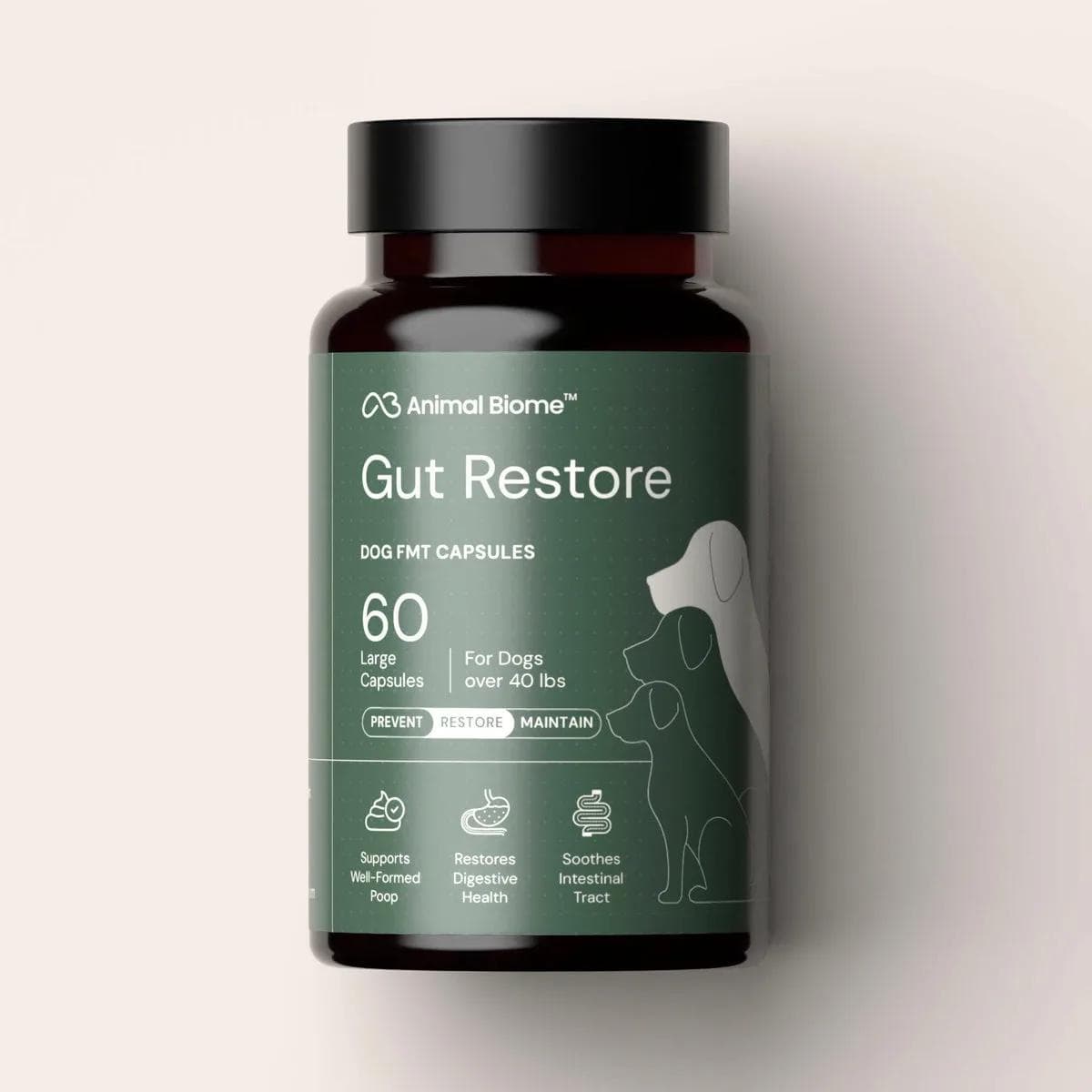 Animal Biome Gut Restore for Dogs bottle