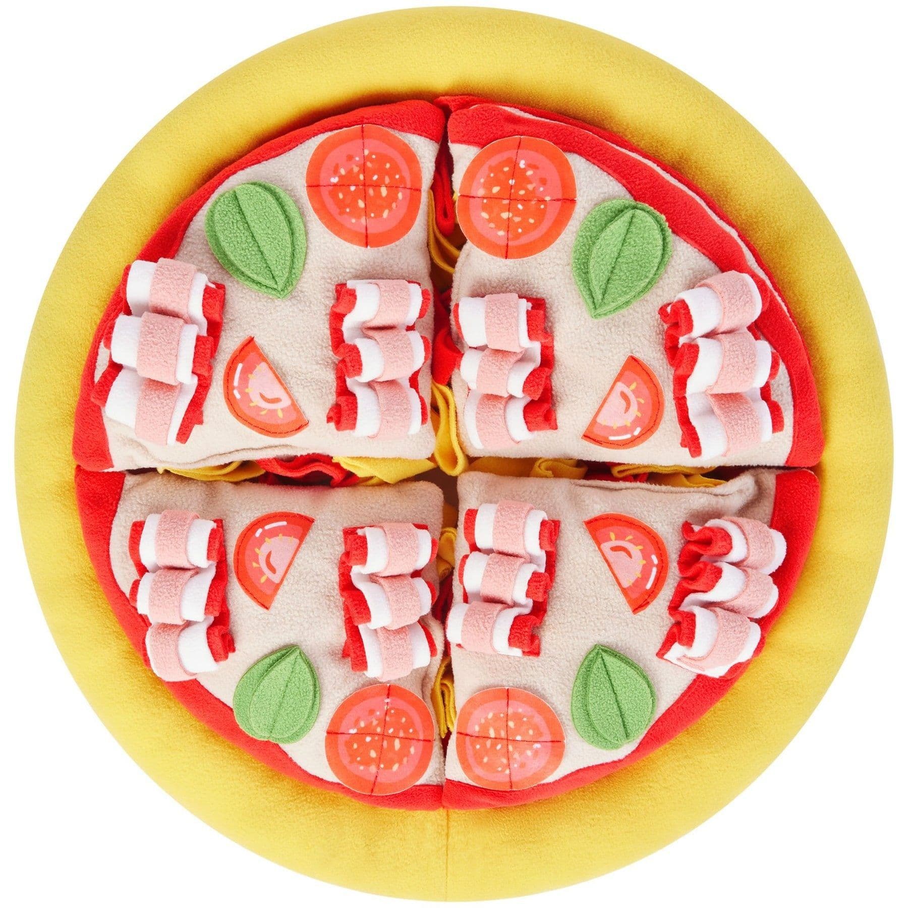 Frisco Pizza Snuffle Mat, Yellow, Medium