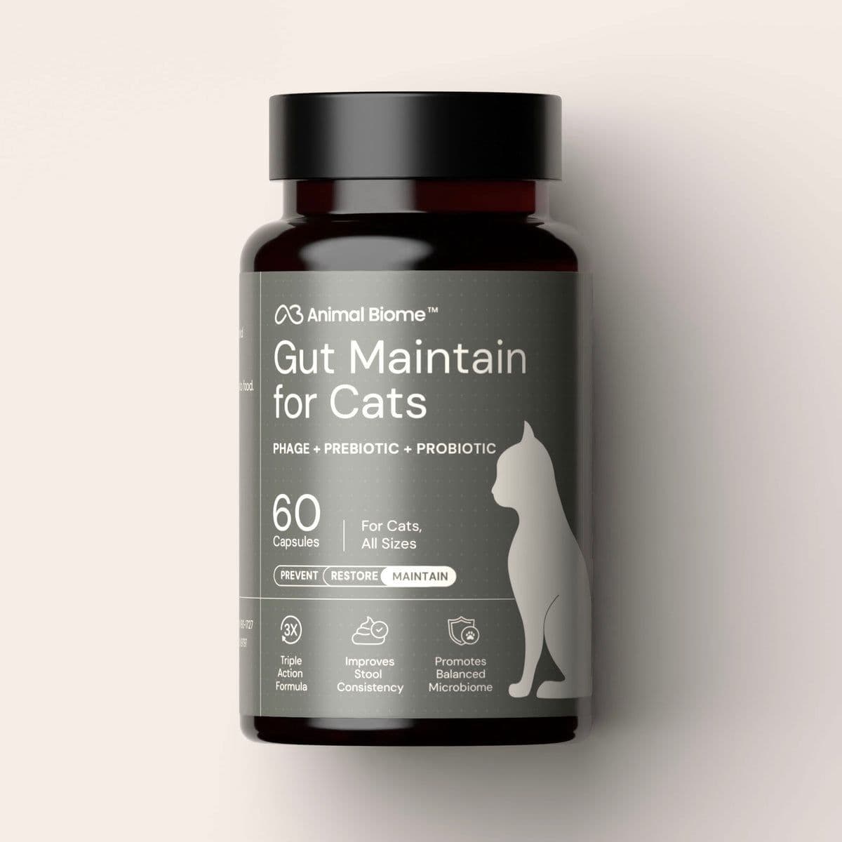 Animal Biome Gut Maintain for Cats bottle