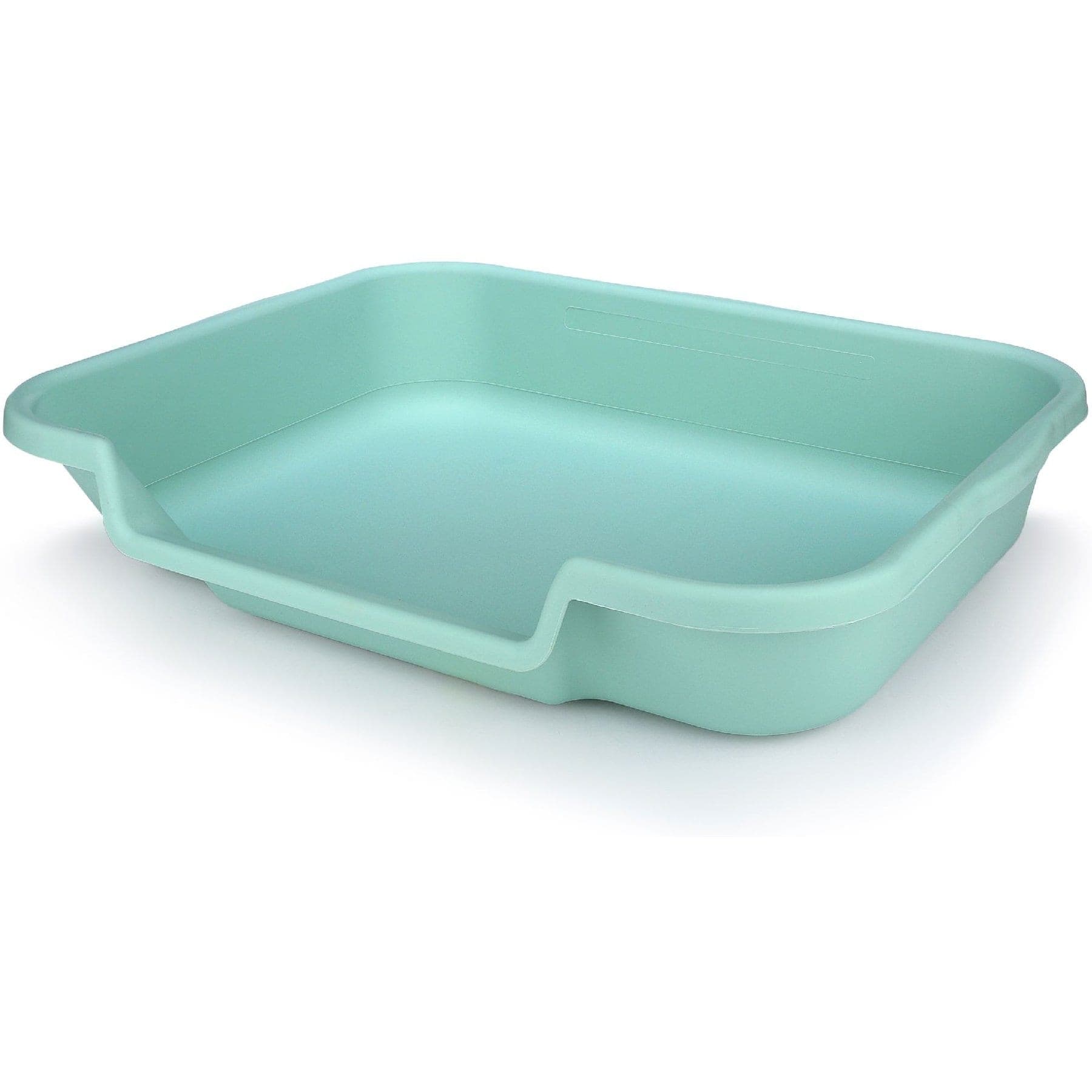 KittyGoHere Senior Cat Litter Box, Green, Large