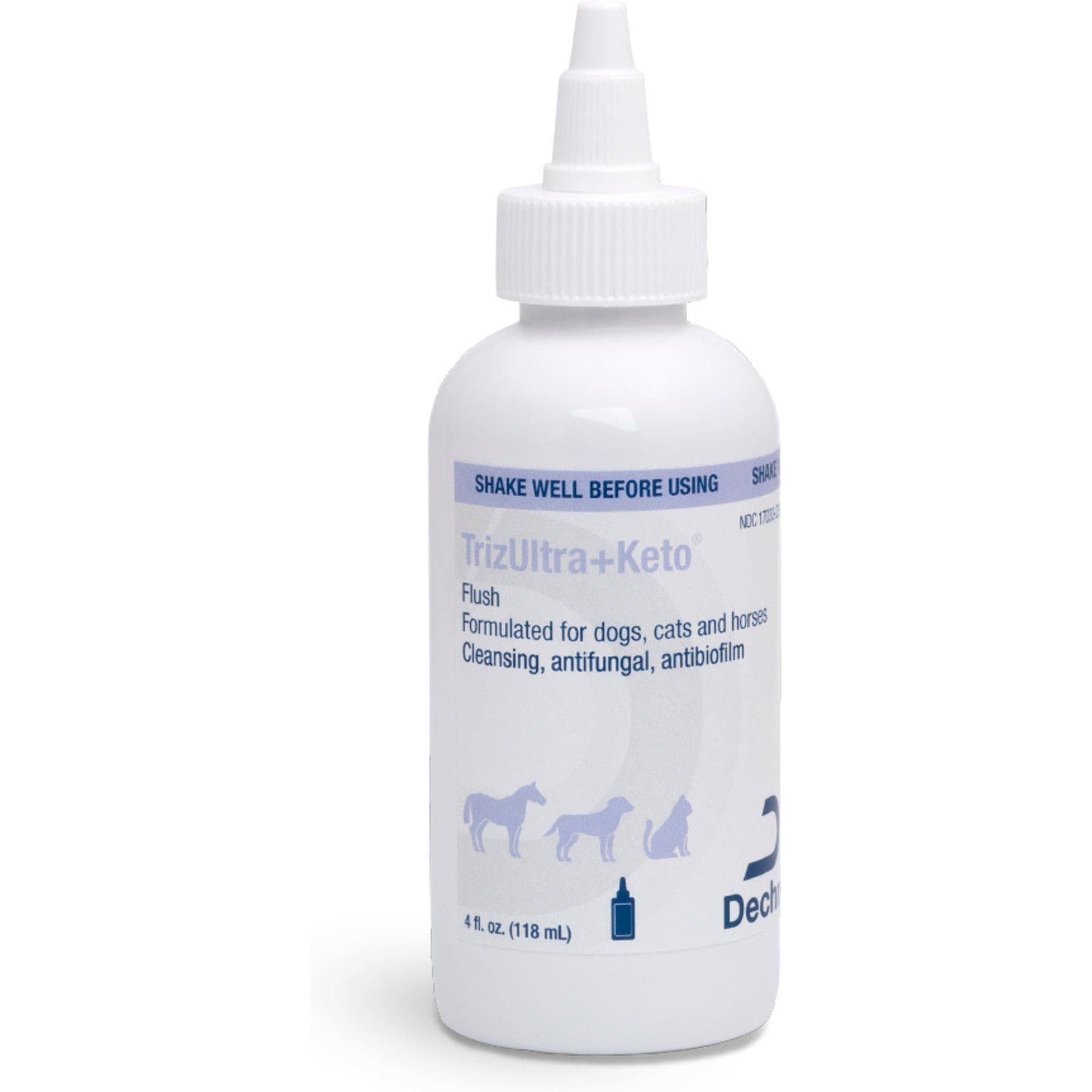 Dechra TrizULTRA + Keto Flush for Dogs, Cats & Horses, 4-fl oz bottle product package