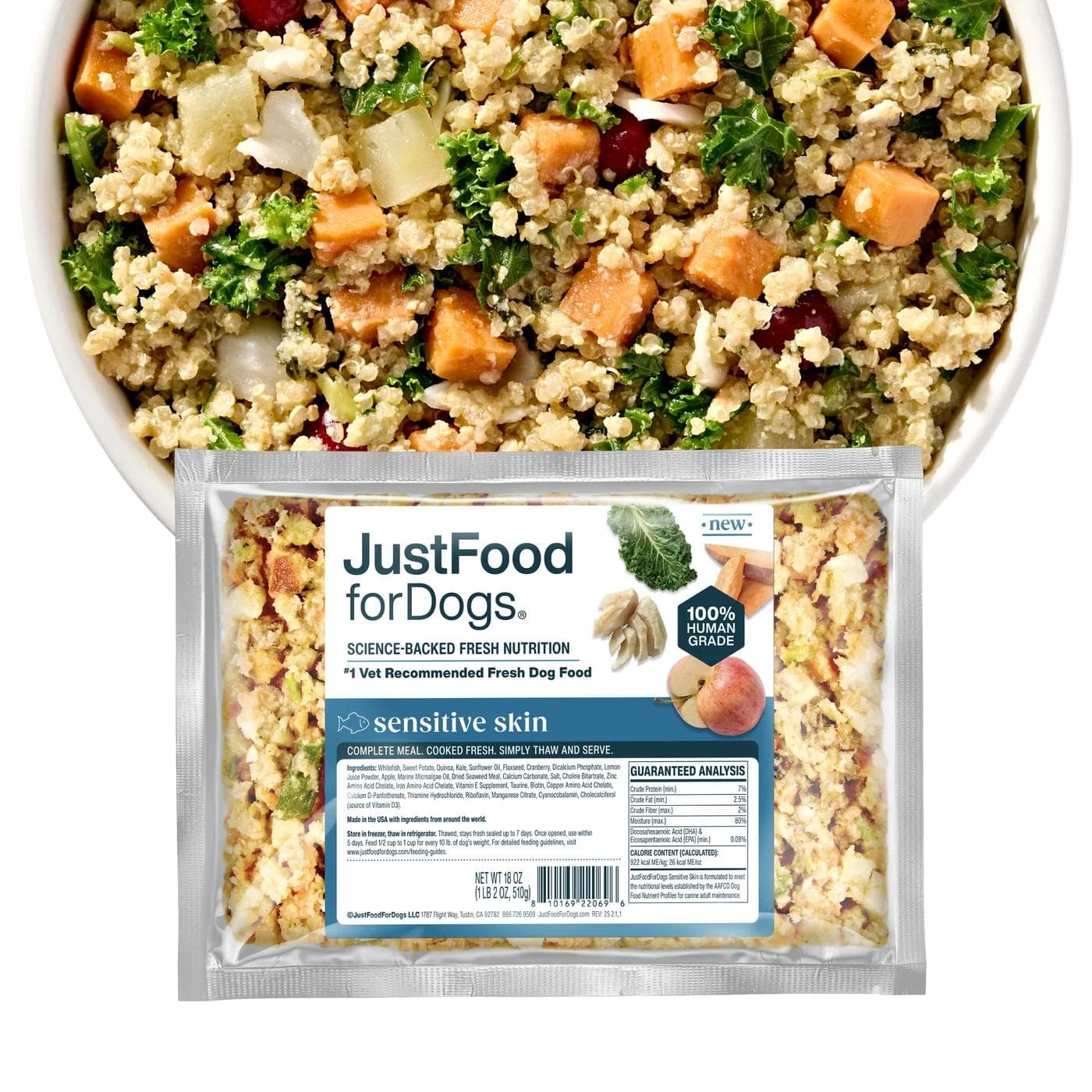 JustFoodforDogs Sensitive Skin