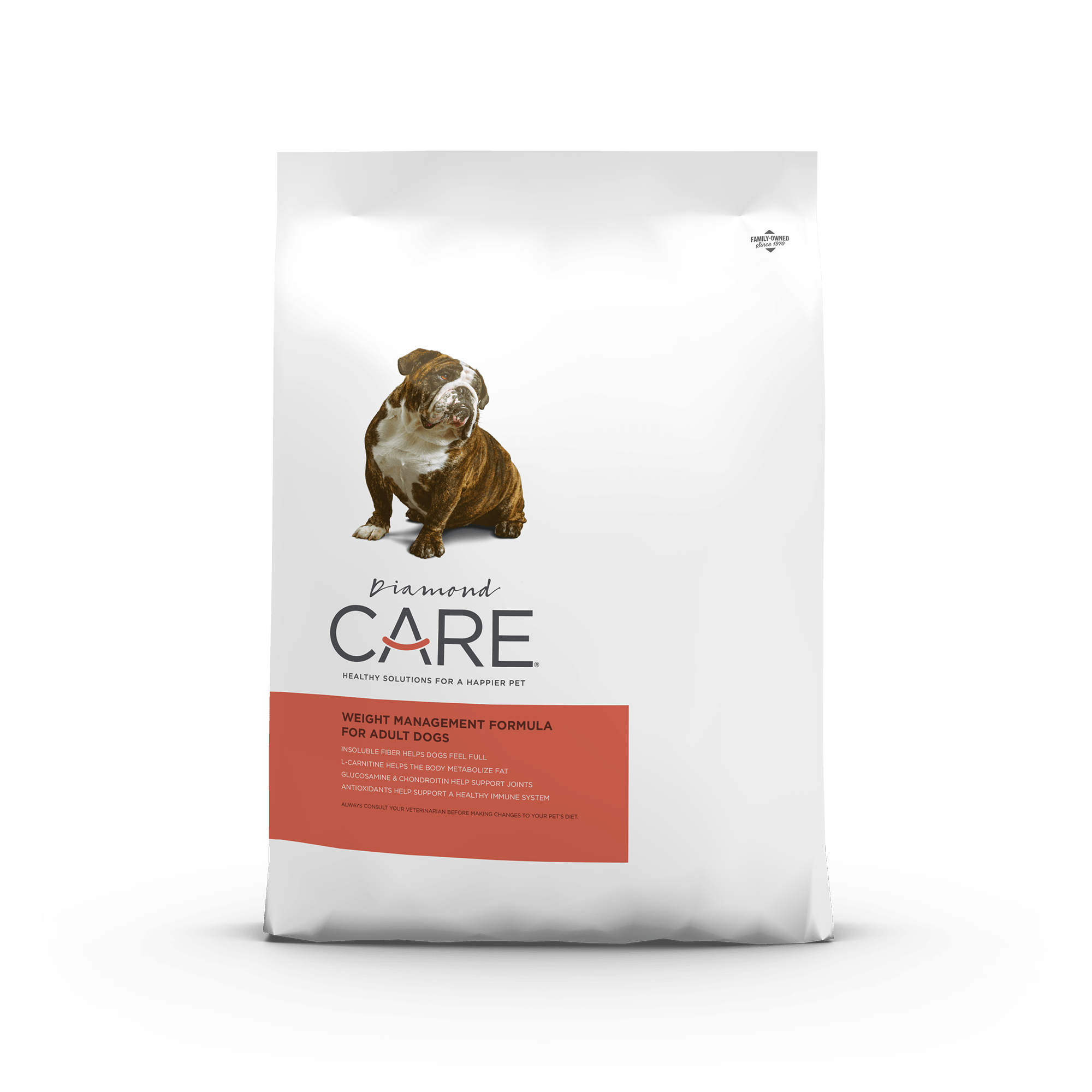 Diamond CARE Weight Management Formula for Adult Dogs bag