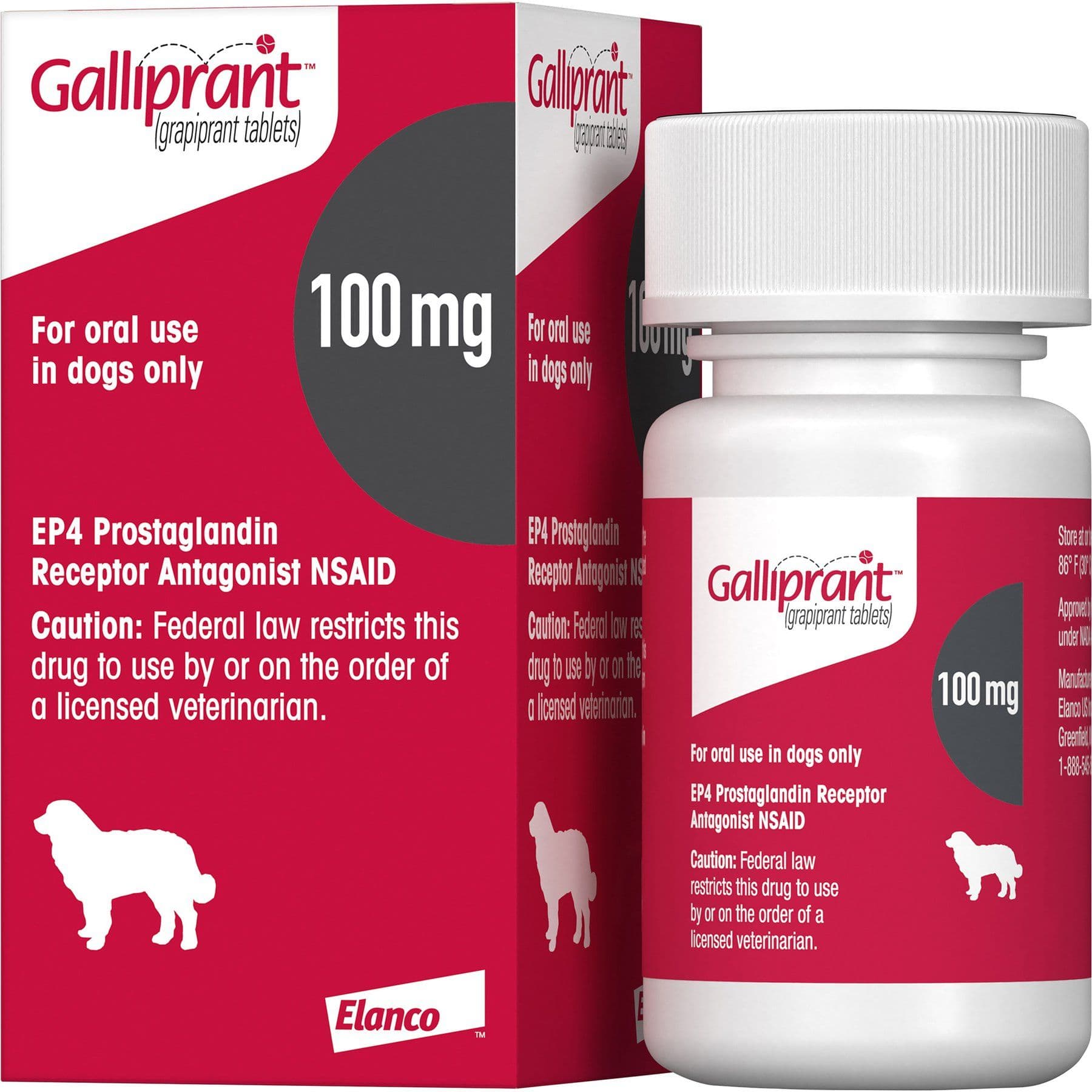 Galliprant (grapiprant) Tablets for Dogs, 100-mg, 30 tablets