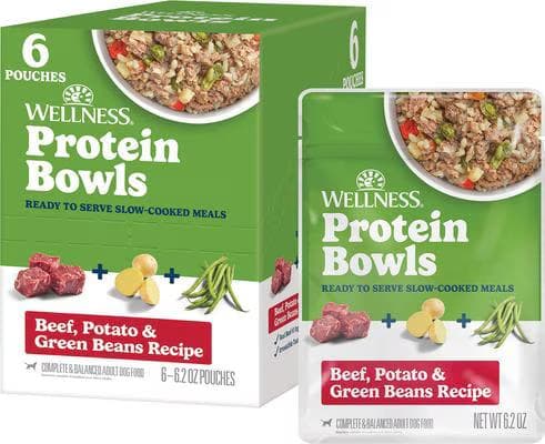 Wellness Protein Bowls 6-pack case, 6.2-oz pouches