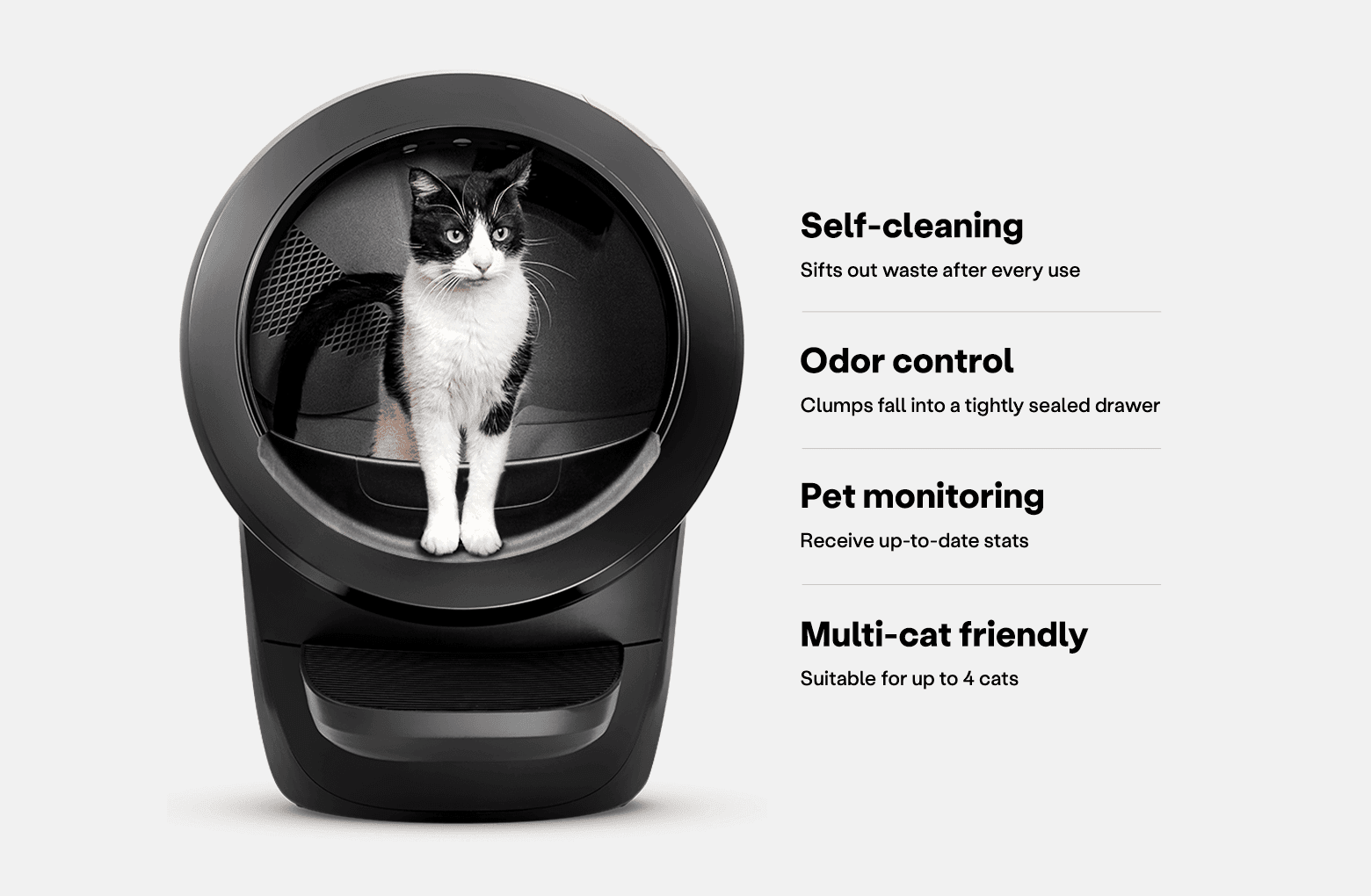 Whisker Litter-Robot 4 self-cleaning litter box