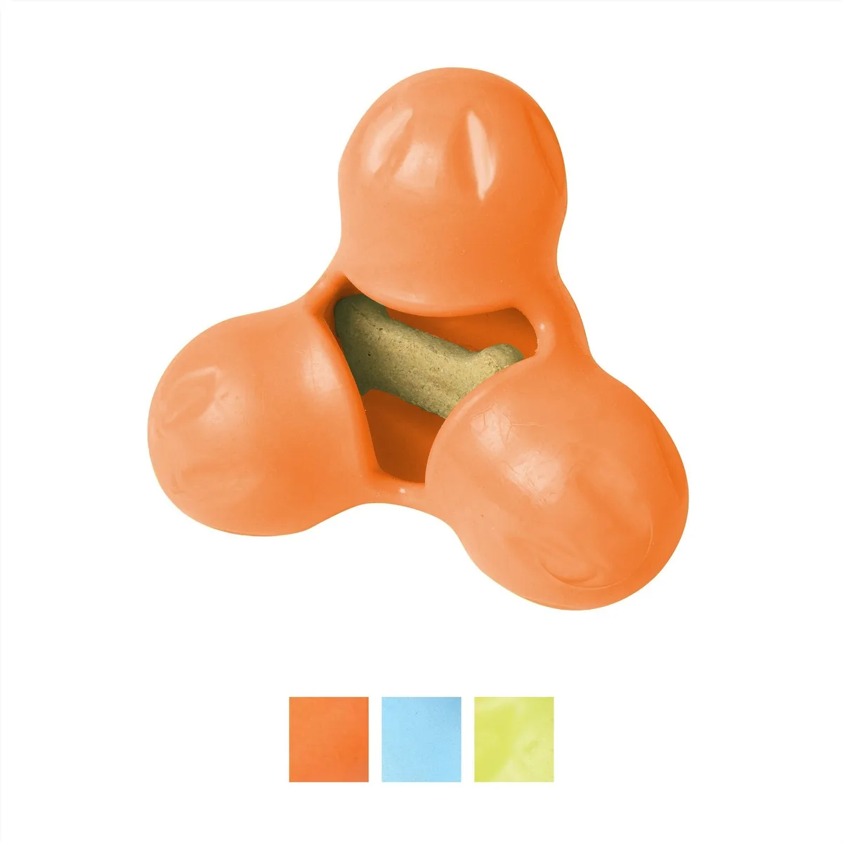 West Paw Zogoflex Tux Tangerine Dog Toy, 6-in product photo