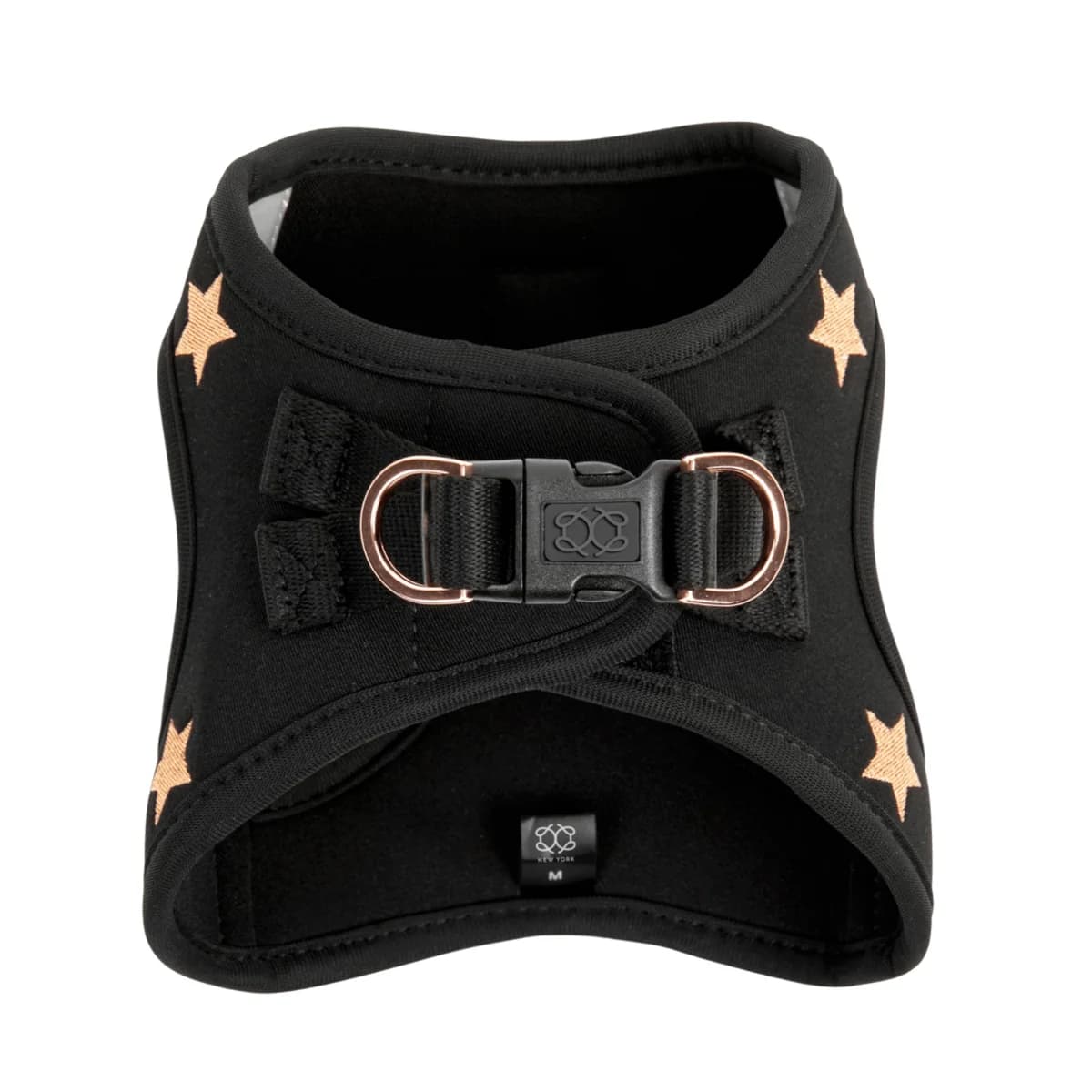 Back view of the DOGISTRY SoHo Rockstar harness showing the back leash attachment