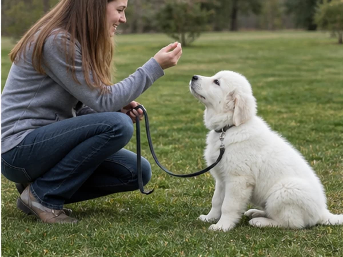 Reward-based leash and attention training