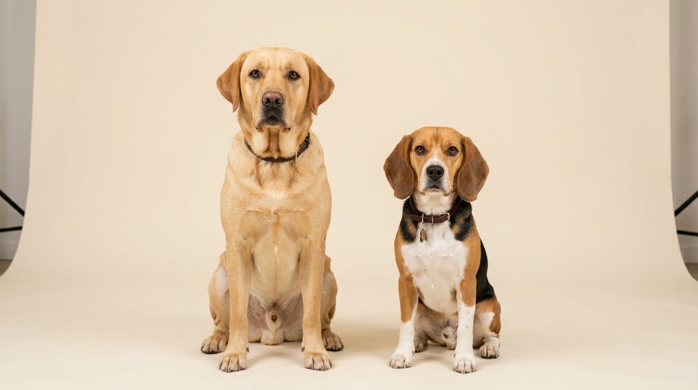 Side-by-side comparison illustration of Lemonade vs Spot pet insurance for dog and cat owners deciding between providers