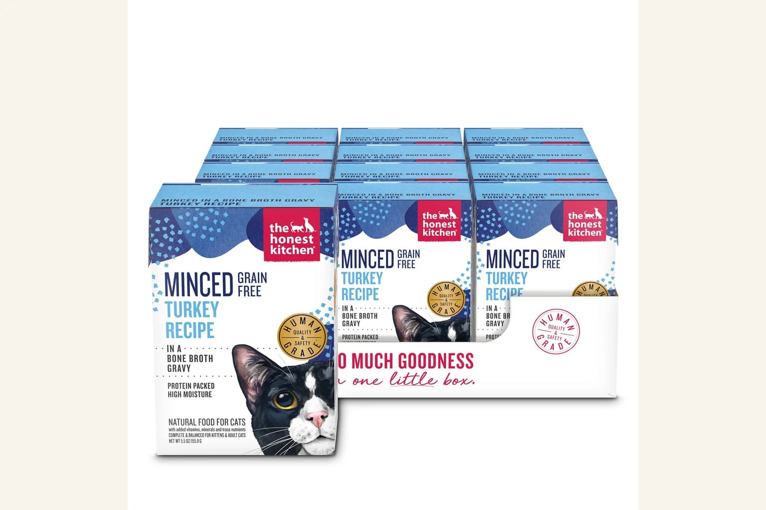 The Honest Kitchen minced turkey wet cat food multipack