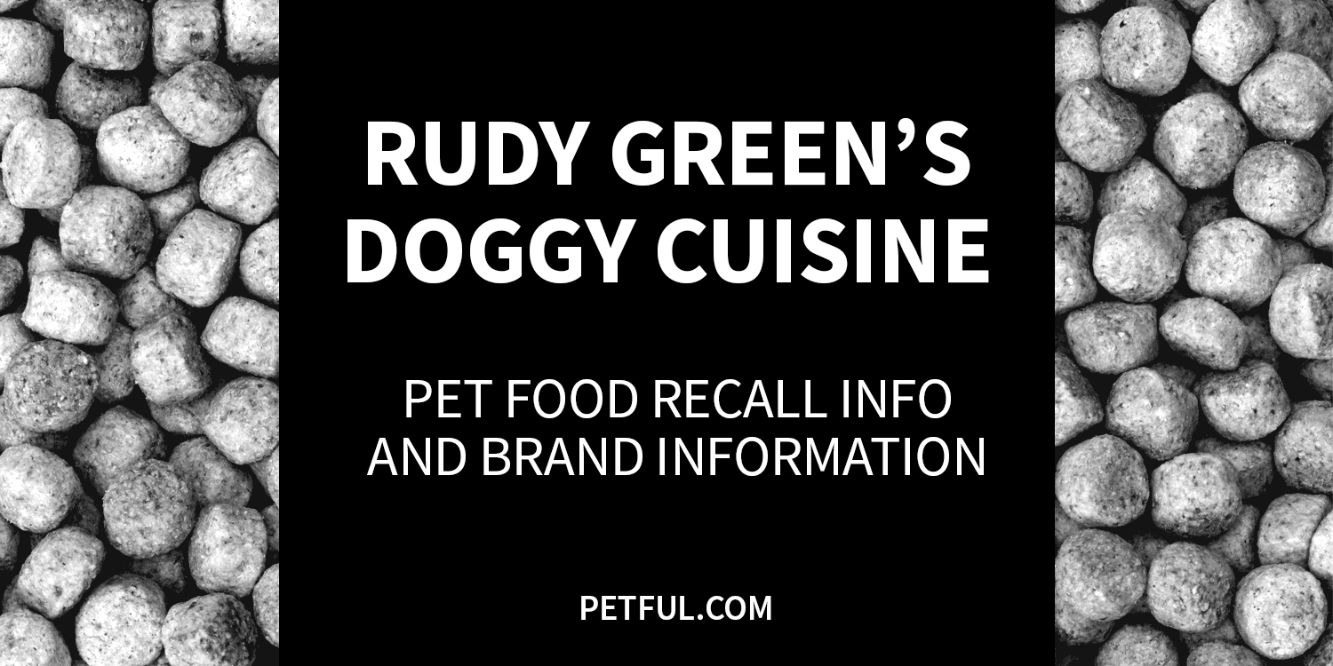 rudy green's doggy cuisine recall image