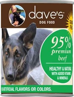 Dave's 95% Premium Beef Dog Food