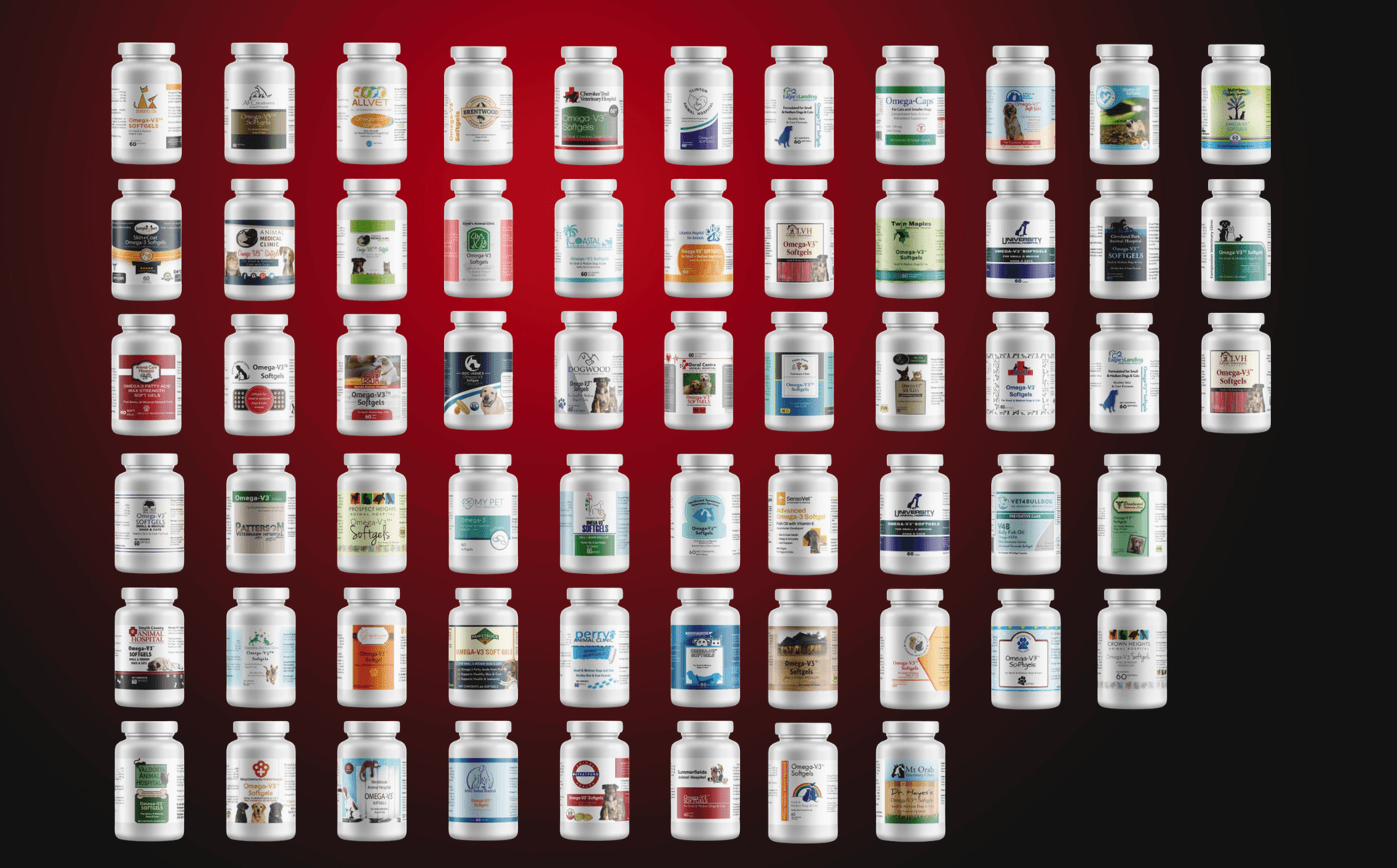 Photo of the dozens of brands that are being recalled.