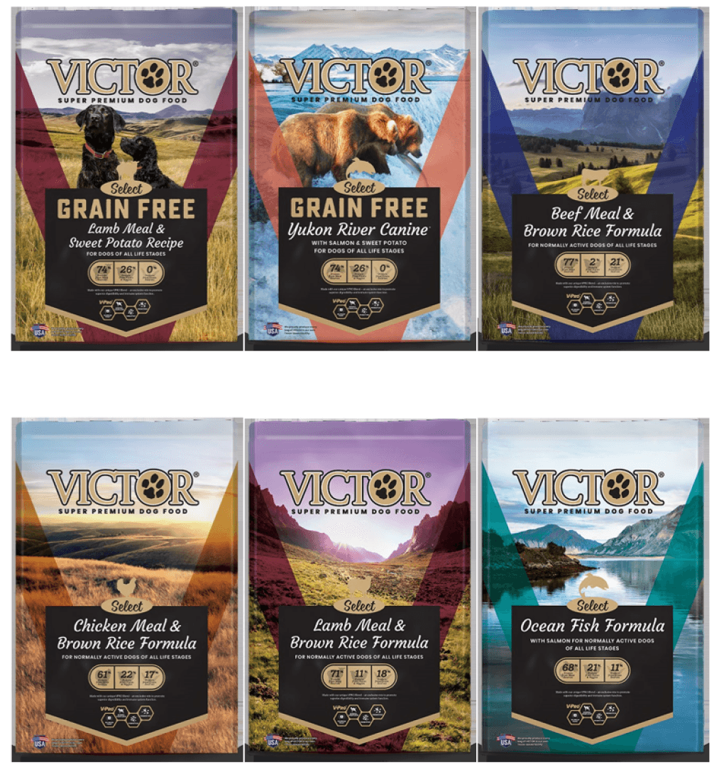 Recalled: Mid America Pet Food Expanded Recall for Victor Super Premium Dog Food; 20 Product Lines Involved (UPDATED 11/09/2023)
