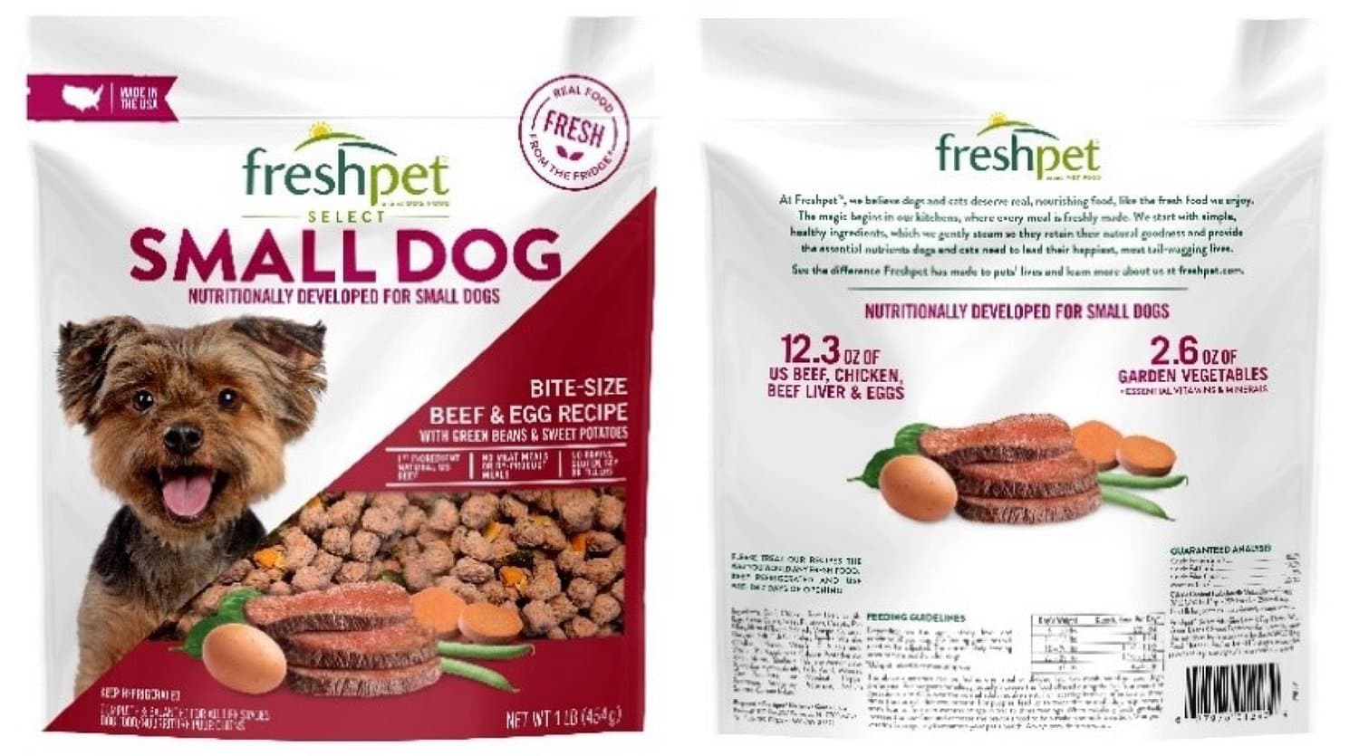 Recalled: A Single Lot of Freshpet Select Small Dog