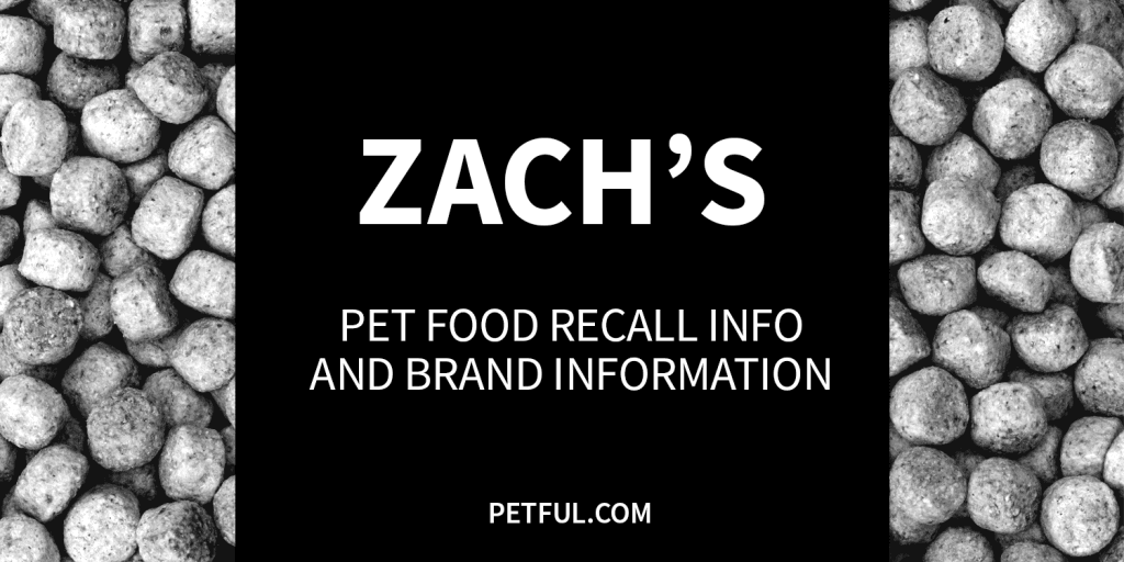 zach's quality dog food recall