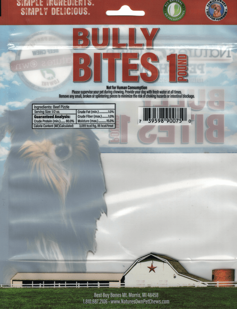 bully bites recal back