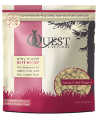 Quest Cat Food - prey model Beef Recipe