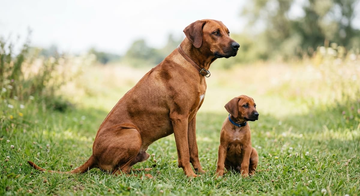 Roundishionh Ridgeback Rhodesian Ridgeback Size Chart: Growth by Age & Weight