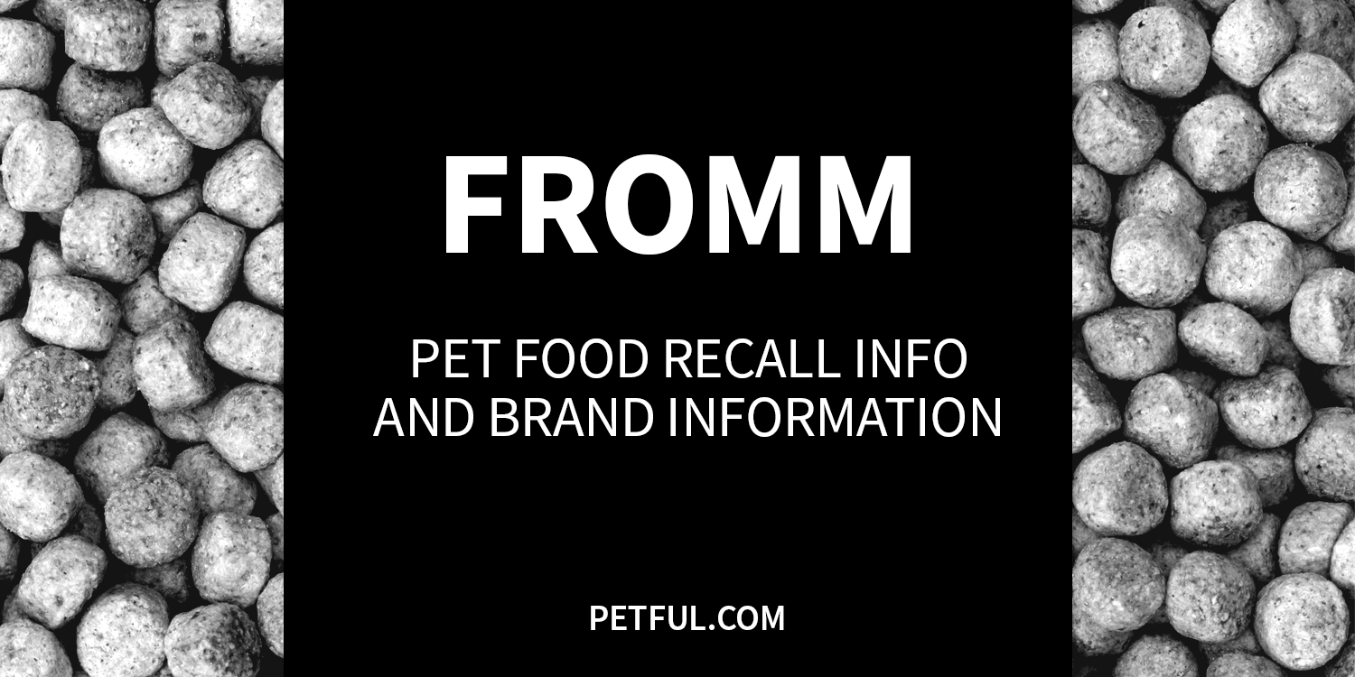 Fromm Pet Food recalls