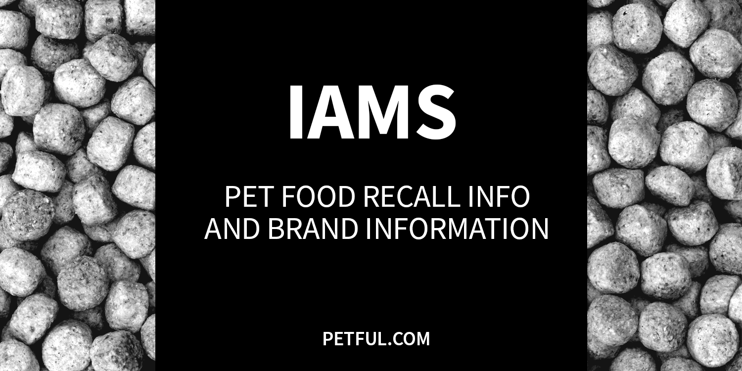 is iams dog food on recall