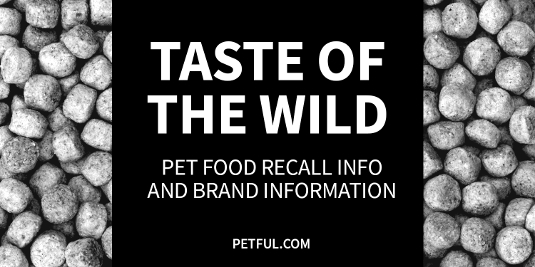 Taste of the Wild recall image