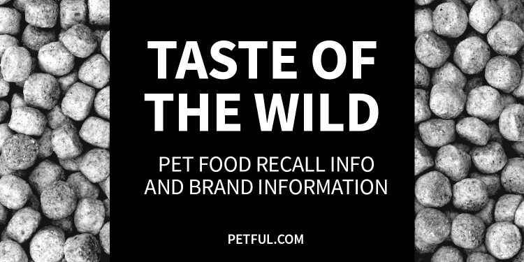 taste of the wild recall image