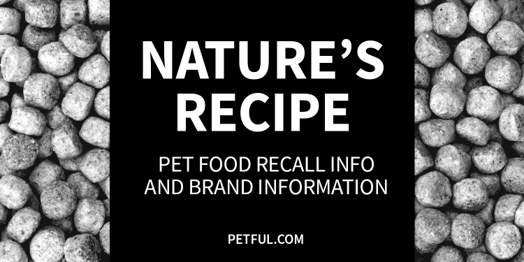nature's recipe recall image
