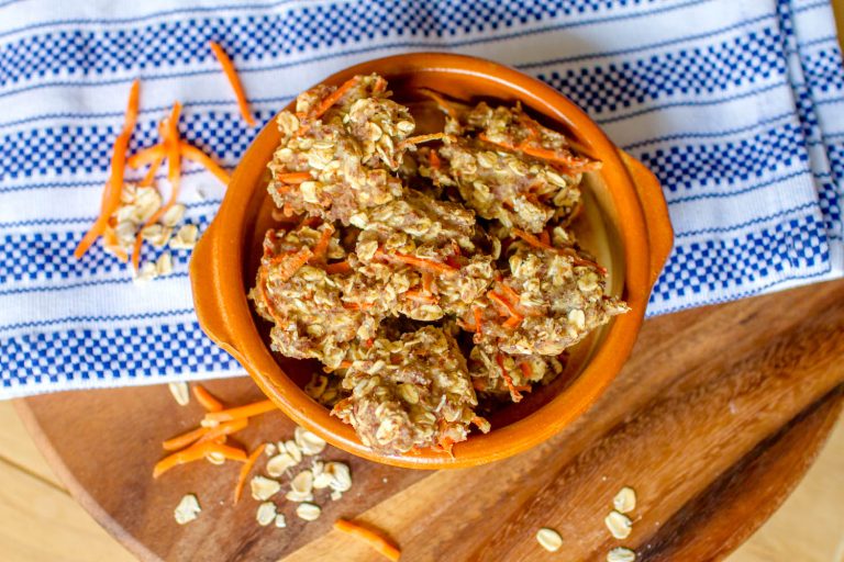 Carrot Applesauce Dog Cookies-recipe