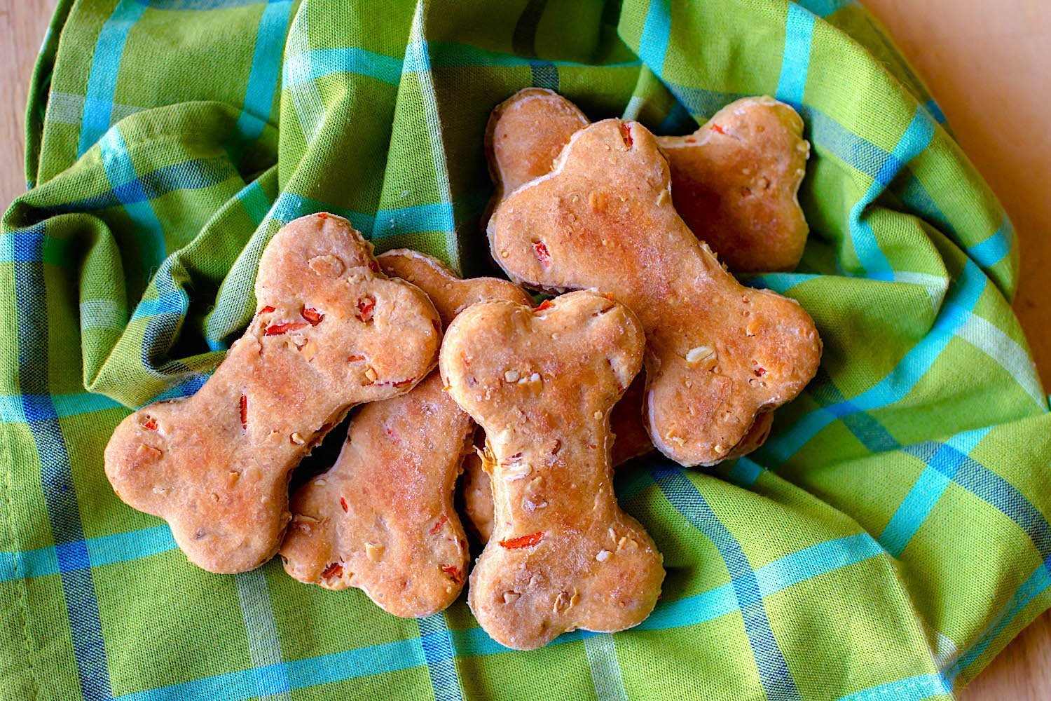 carrot and almond butter dog treats