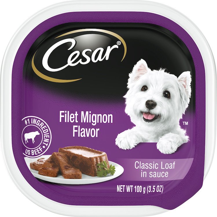 Photo of Cesar Filet Mignon Flavor dog food package
