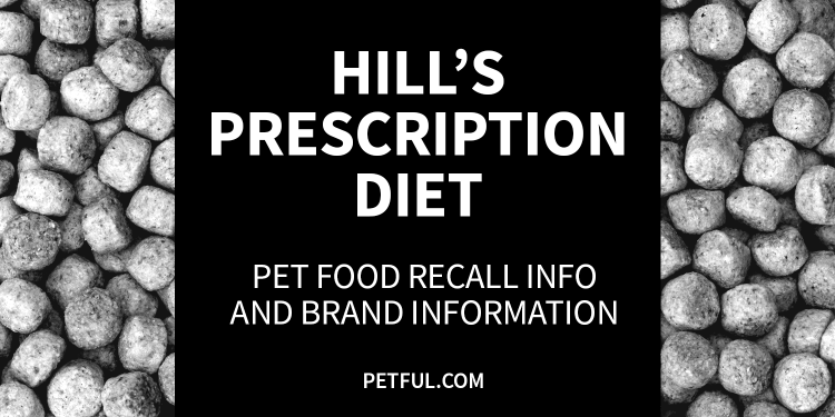 Hill's Prescription Diet recalls