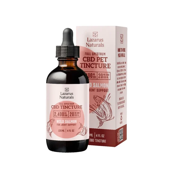 Lazarus Naturals CBD Pet tincture salmon 120ml Credit: Lazarus Naturals